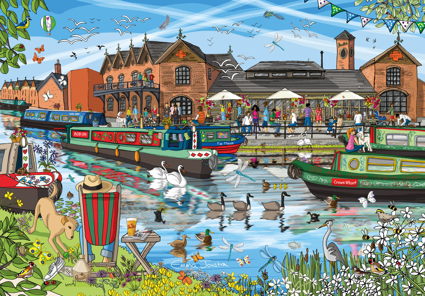 Crown Wharf 1000 Piece Jigsaw Puzzle