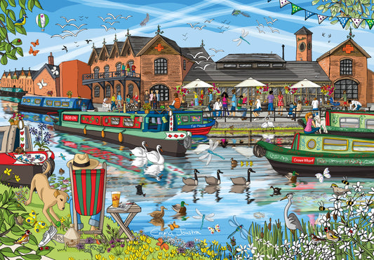 Crown Wharf 1000 Piece Jigsaw Puzzle