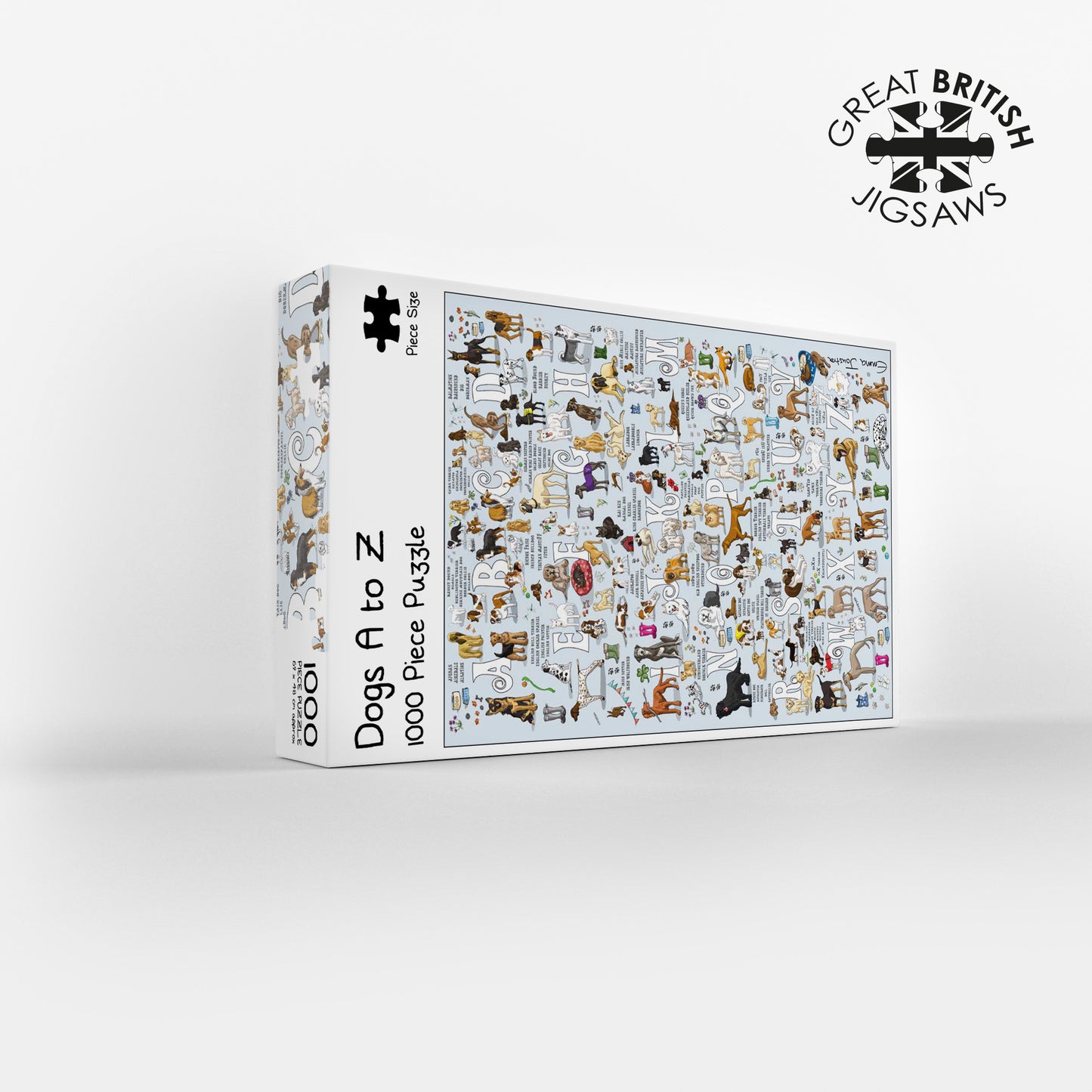 Dogs A to Z 1000 Piece Jigsaw Puzzle