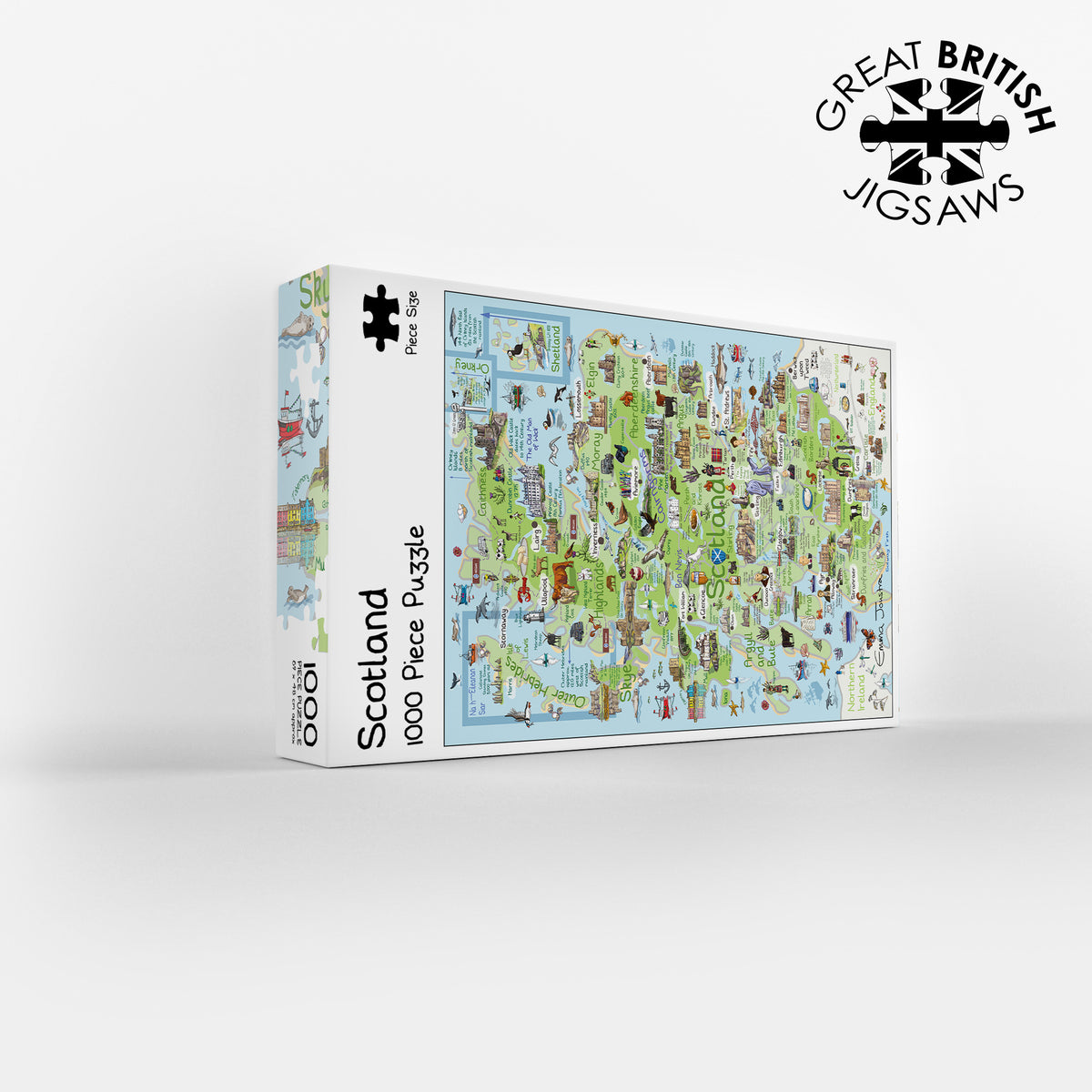 Scotland Map 1000 Piece Jigsaw Puzzle