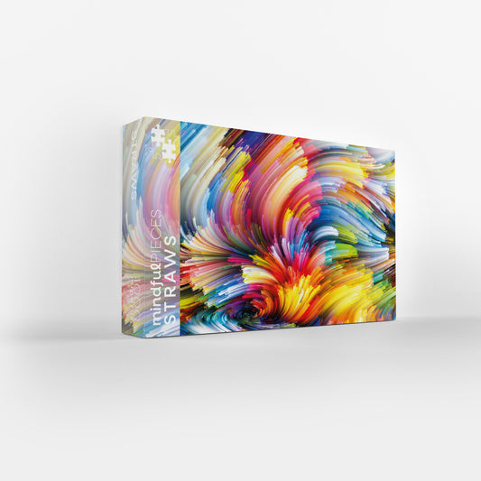Straws - Mindful Pieces 1000 Piece Jigsaw Puzzle