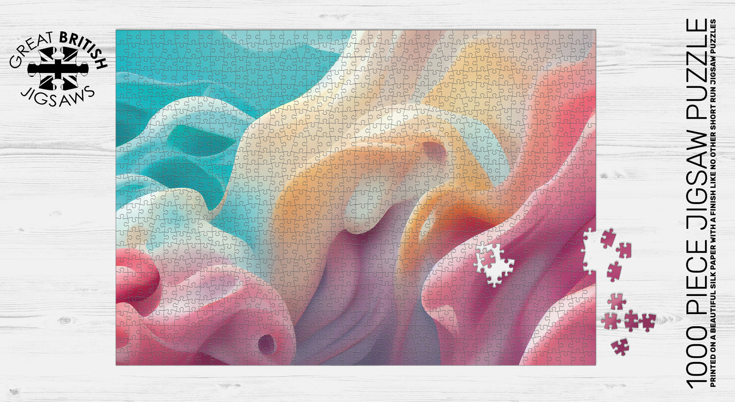 Fluid - Mindful Pieces 1000 Piece Jigsaw Puzzle