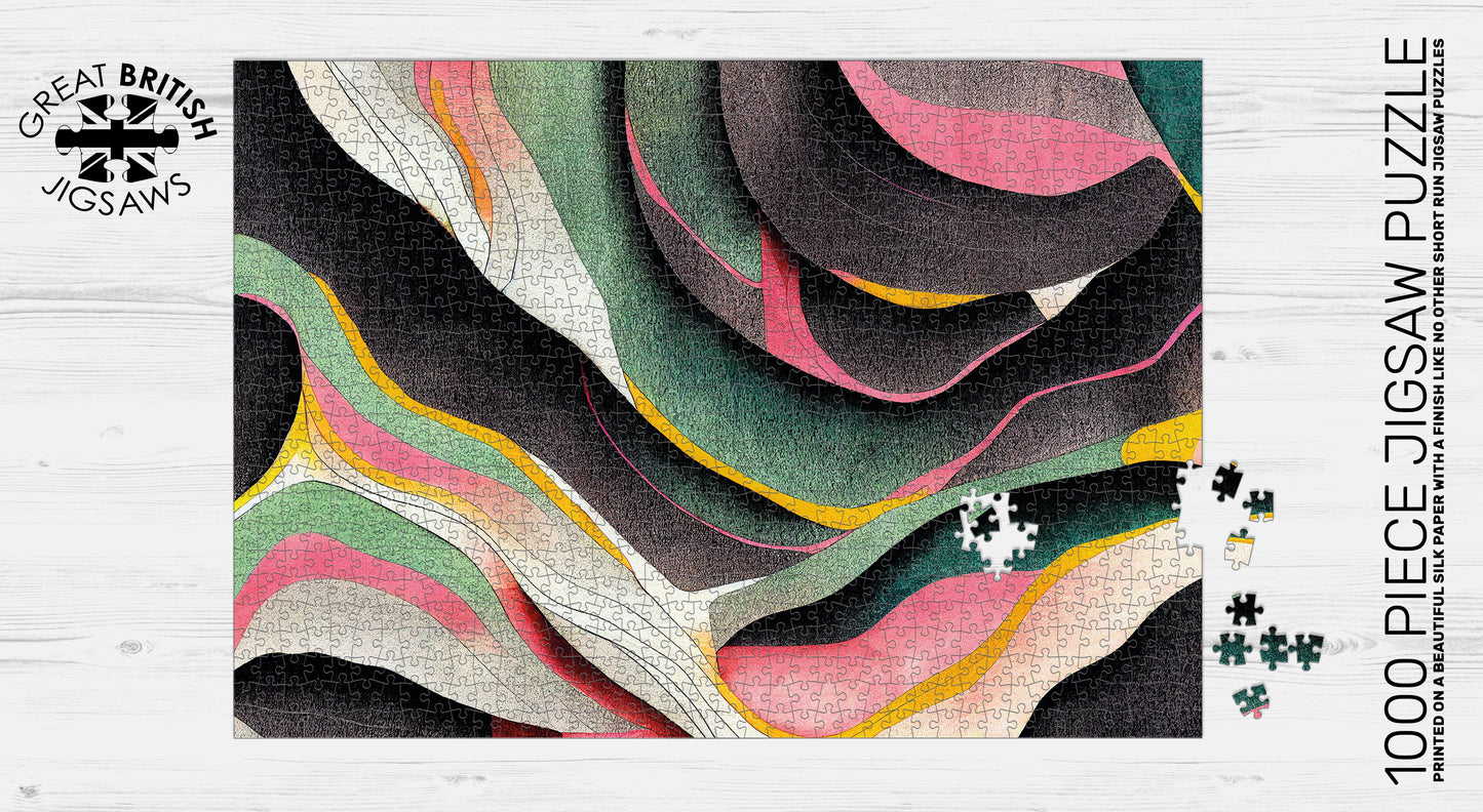 Contour - Mindful Pieces 1000 Piece Jigsaw Puzzle