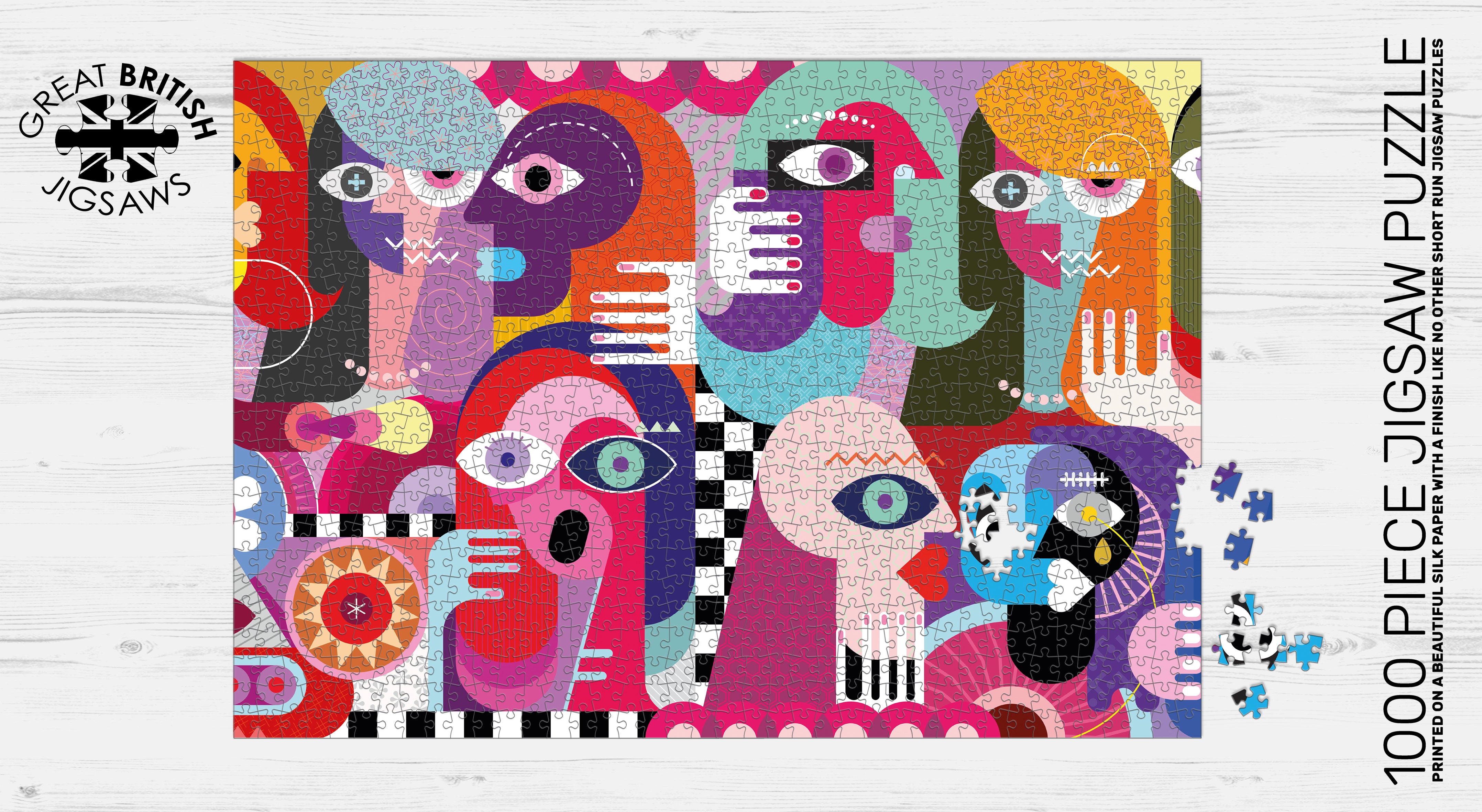 Tribal - Mindful Pieces 1000 Piece Jigsaw Puzzle – GB Jigsaws Store