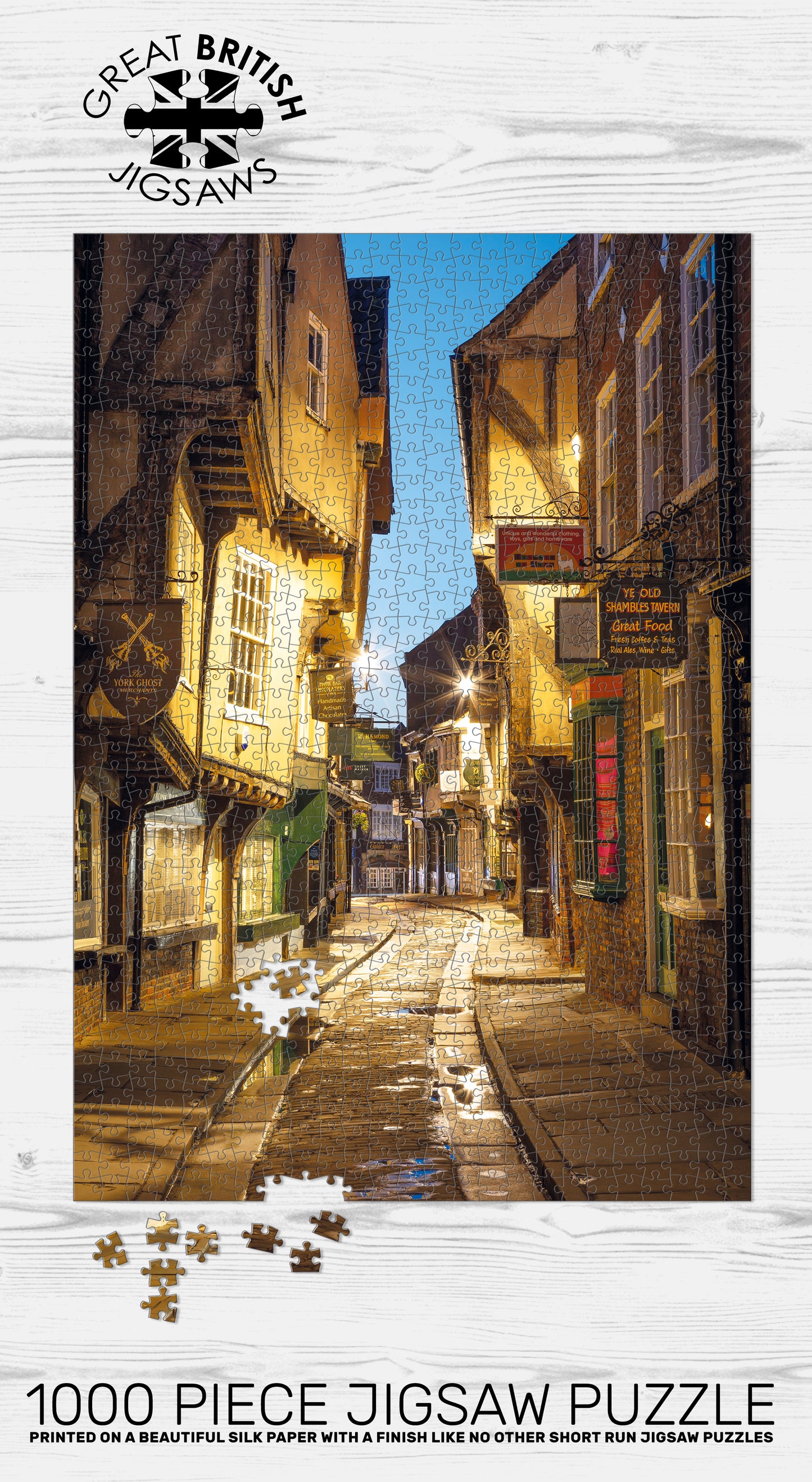 The Shambles in York 1000 Piece Jigsaw Puzzle