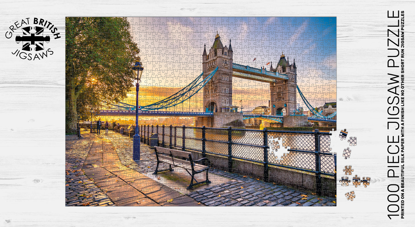 Tower Bridge in London 1000 Piece Jigsaw Puzzle