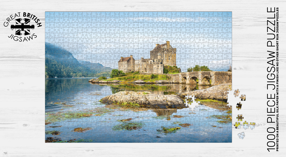 Eilean Donan Castle in the Highlands 1000 Piece Jigsaw Puzzle