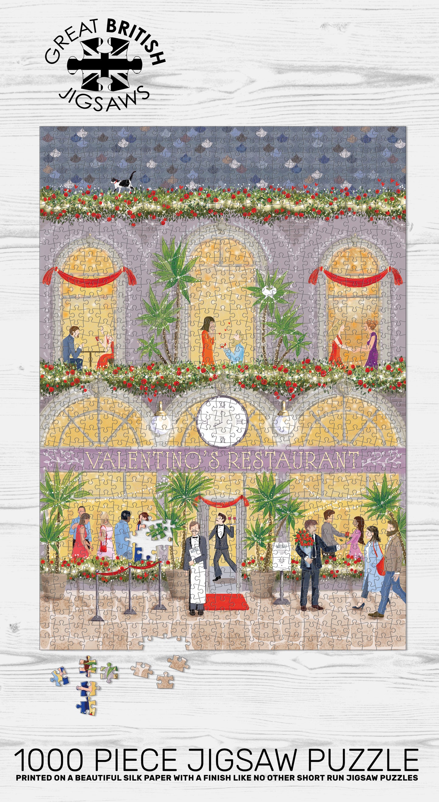 Valentino's Restaurant 1000 Piece Jigsaw Puzzle