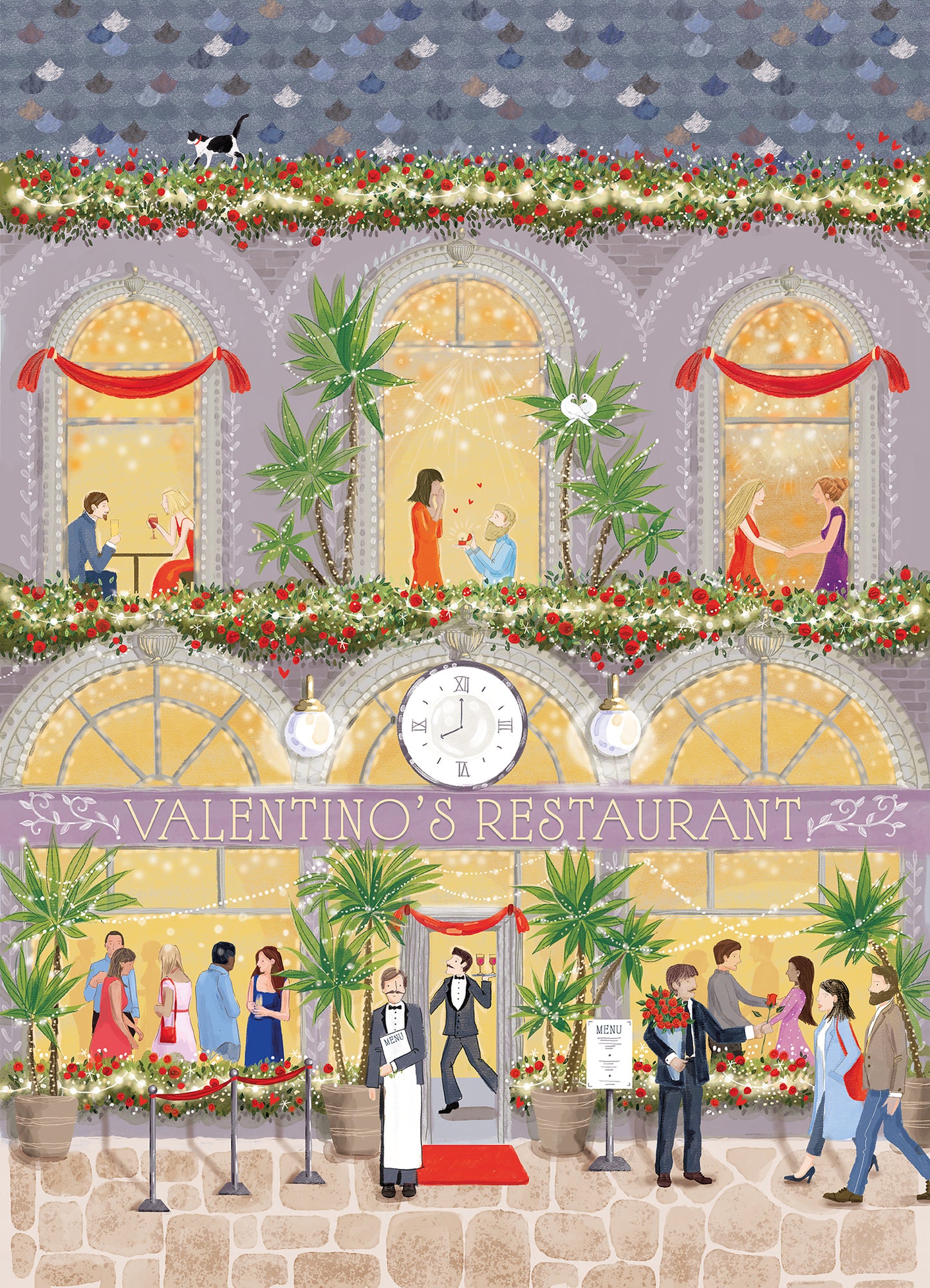 Valentino's Restaurant 1000 Piece Jigsaw Puzzle